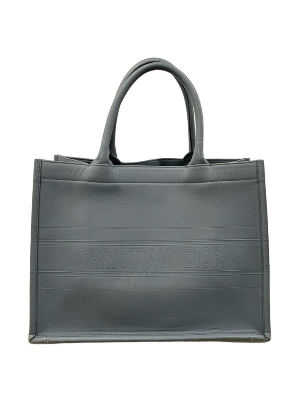 Dior Tote Book Vintage Small Zgsb Gray